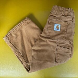 Toddler 4T Carhartt Lined Canvas Pant